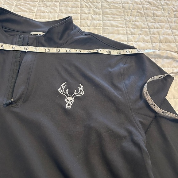 Bucked Up 1/4 Zip Compression Pullover – Black | Men’s XL - Picture 8 of 9